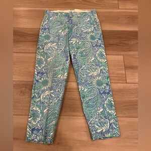 Vintage Lilly Pulitzer Men’s Stuff Palm Beach Floral Paisley Pants RARE Size 36